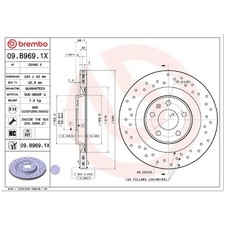 2x Bremsscheibe hinten für