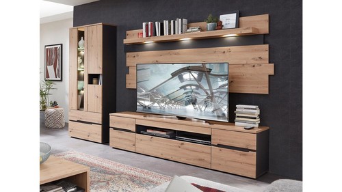 Wohnwand anbauwand schrankwand - wohnwand,