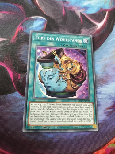 Topf des wohlstands - des,