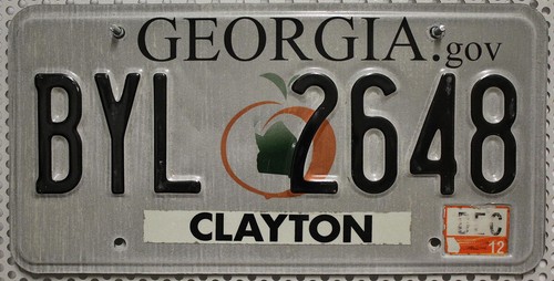 Georgia nummernschild usa - georgia,