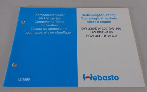 Betriebsanleitung webasto - betriebsanleitung,