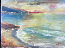 ::ÖLGEMÄLDE STRAND MEER