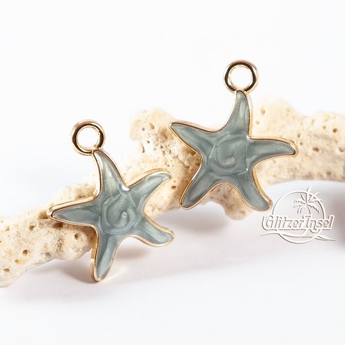 Schmuck anhänger seestern - 2x,