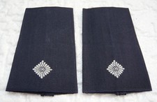 Aufschiebeschlaufen Luftwaffe Leutnant weiß/blau  Bw Dienstgradabzeichen