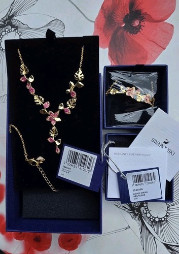 2tlg set swarovski - 2tlg., set: