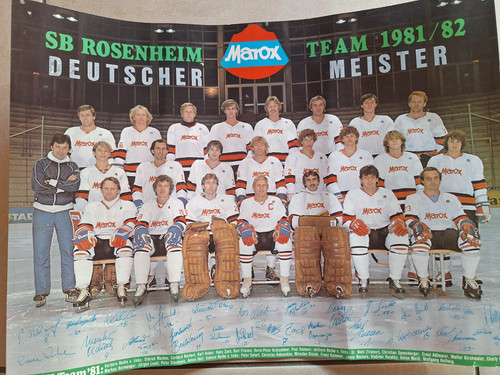 Eishockey poster rosenheim - eishockey, sb