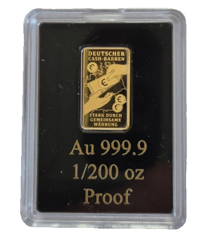 Goldbarren 200 unze - 1/200,
