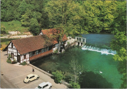 Ansichtskarte blaubeuren - ansichtskarte,