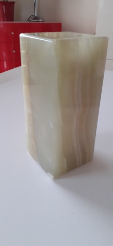 Onyx vase eckig - onyx,