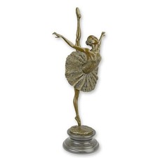 Bronzefigur Tanz Tänzerin