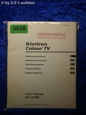 Sony Bedienungsanleitung KV 21X4D Color TV (#3538)