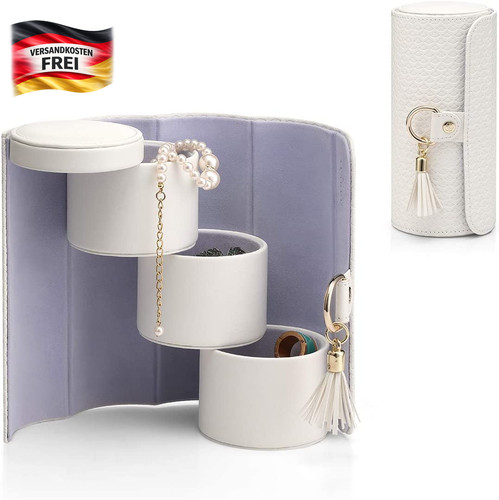 Reise schmuckbox mit fächern - mit,