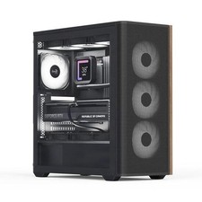 AeroCool PC Gehäuse D501A-G-BK-v2 Mid-Tower Schwarz