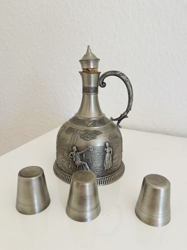 Antikes zinn set - antikes, zinn-set
