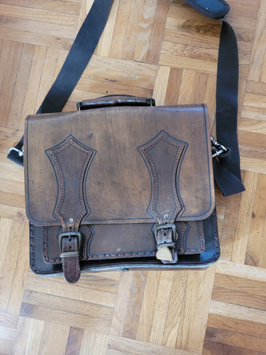Kleine antike schultasche - kleine,