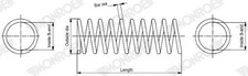 MONROE Fahrwerksfeder SP0442