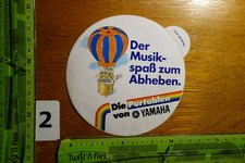 Alter Aufkleber Media Musikinstrument HeimOrgel Klavier YAMAHA Die Portablen