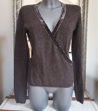 Luxus JOE TAFT reines Kaschmir Pullover Edel 100% CASHMERE  S/M 36/38/40