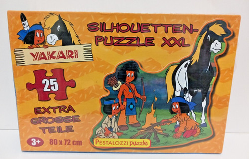 Silhouettenpuzzle xxl yakari - xxl,