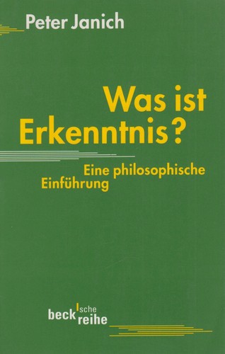 Buch was ist erkenntnis - was,