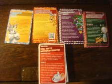 Weihnachtskarten mit Quizfragen und Rezepten