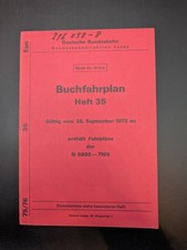 Buch Buchfahrplan Heft 35