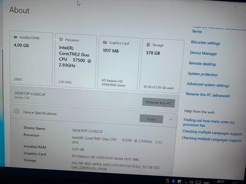 Dell vostro 230 desktop - 230,