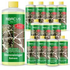 (10,83€/L) 12x 1 L Steinreiniger Extrem f. Terrasse, Auffahrt, Pflaster, Gehwege