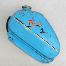 Kreidler Flory 3 Gang Tank in blau mit Deckel