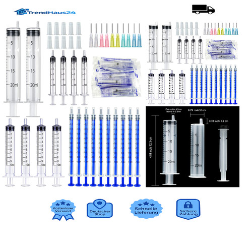 Spritzen mit stumpfer nadel - mit,
