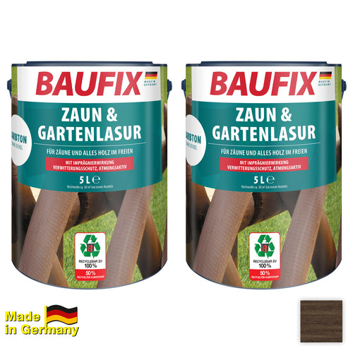 Baufix zaun und - zaun-, gartenlasur