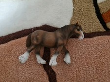 Schleich Pferd Clydesdale Stute 2004 Sonderedition