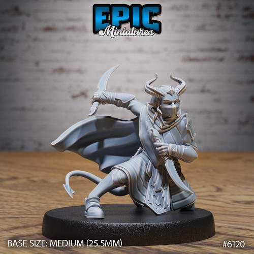 Miniature tiefling - miniature,