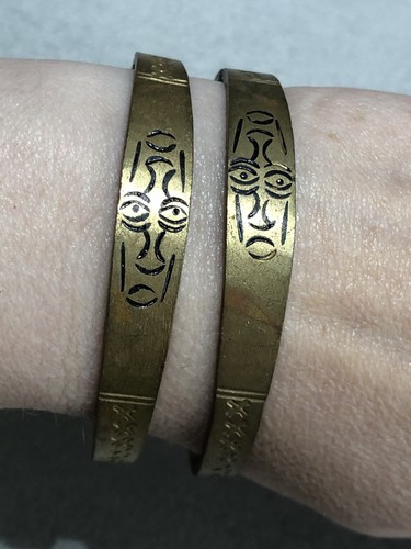 Vintage schwarz emaille - 2x,