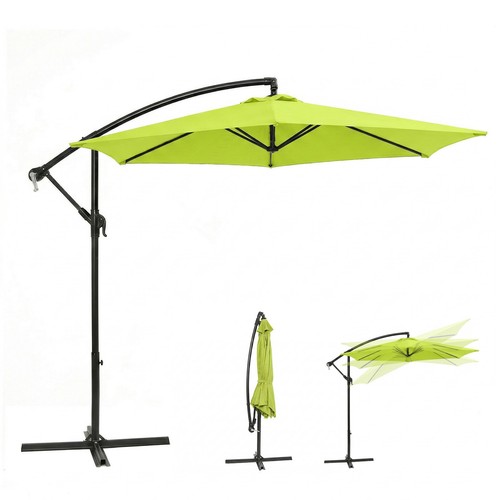 Ampelschirm 300cm mit kurbel - 300cm,