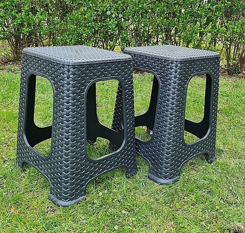 Hocker tabure stapelhocker - 2x,
