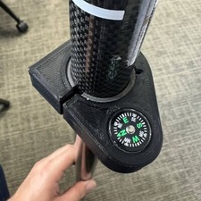 Einfache Kompasshalterung für GPS oder Totalstation Vermessungsreichweite Pol