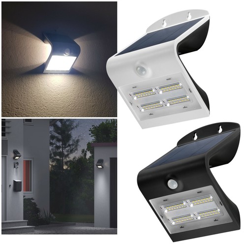 Led solar wand leuchte mit - led, solar-wand-leuchte