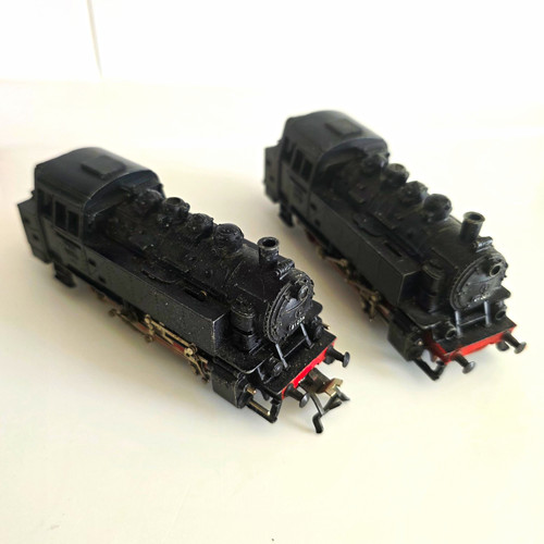 Originale dampflokomotive - 2x,