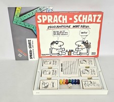 Sprach Schatz Giesche Spiele 2500 Knifflige Wort Rätsel Brettspiel TOP Zustand 