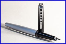 1975 MONTBLANC Carrera Super Füller Stahl & Schwarz Extra Feiner Stahl Feder 