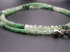 GOLDJUNGE69 * HARRY IVENS ZIERLICHE EDELSTEIN KETTE TSAVORIT RONDELL 925er SILBE