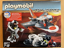 Playmobil 4877 - Top Agents - Detektorjet OVP - Batterie - komplett - Anleitung