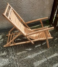 Bambus Sonnenliege Stuhl