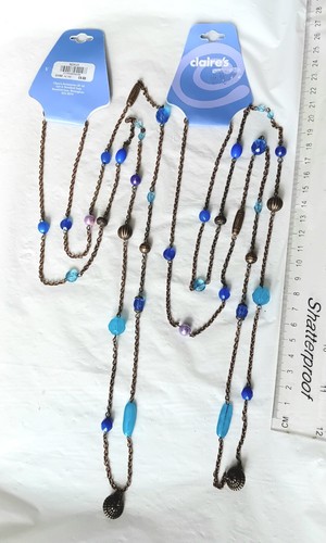 Claire 120cm lange blau - lange,
