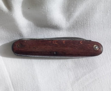 Taschenmesser mit Säge, Holzgriff, retro, antik,  gebraucht