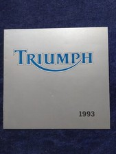 Triumph Motorräder Prospekt  1993
