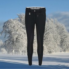 Kinder Softshell Reithose Pikeur Lugana, Thermo Reithose black