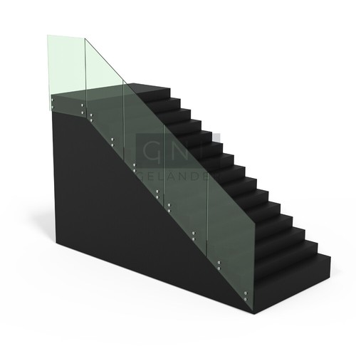 Glasgeländer treppengeländer - glasgeländer,