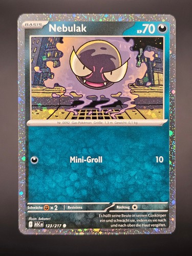 Pokémon karte nebulak - karte,